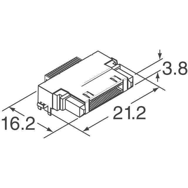 DD2B040HA2R500 JAE Electronics  Pluggable Connector Assemblies